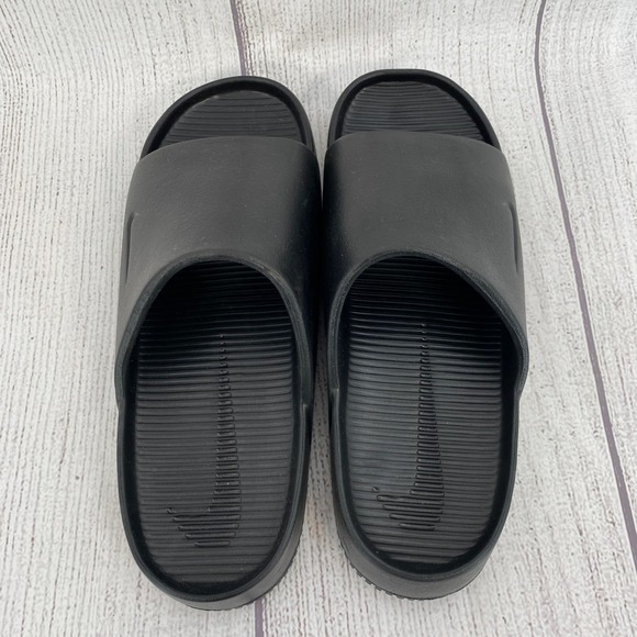 Nike Calm Slide Sandals Mens 12 Black Foam Water Friendly Minimalist Comfort main image 7